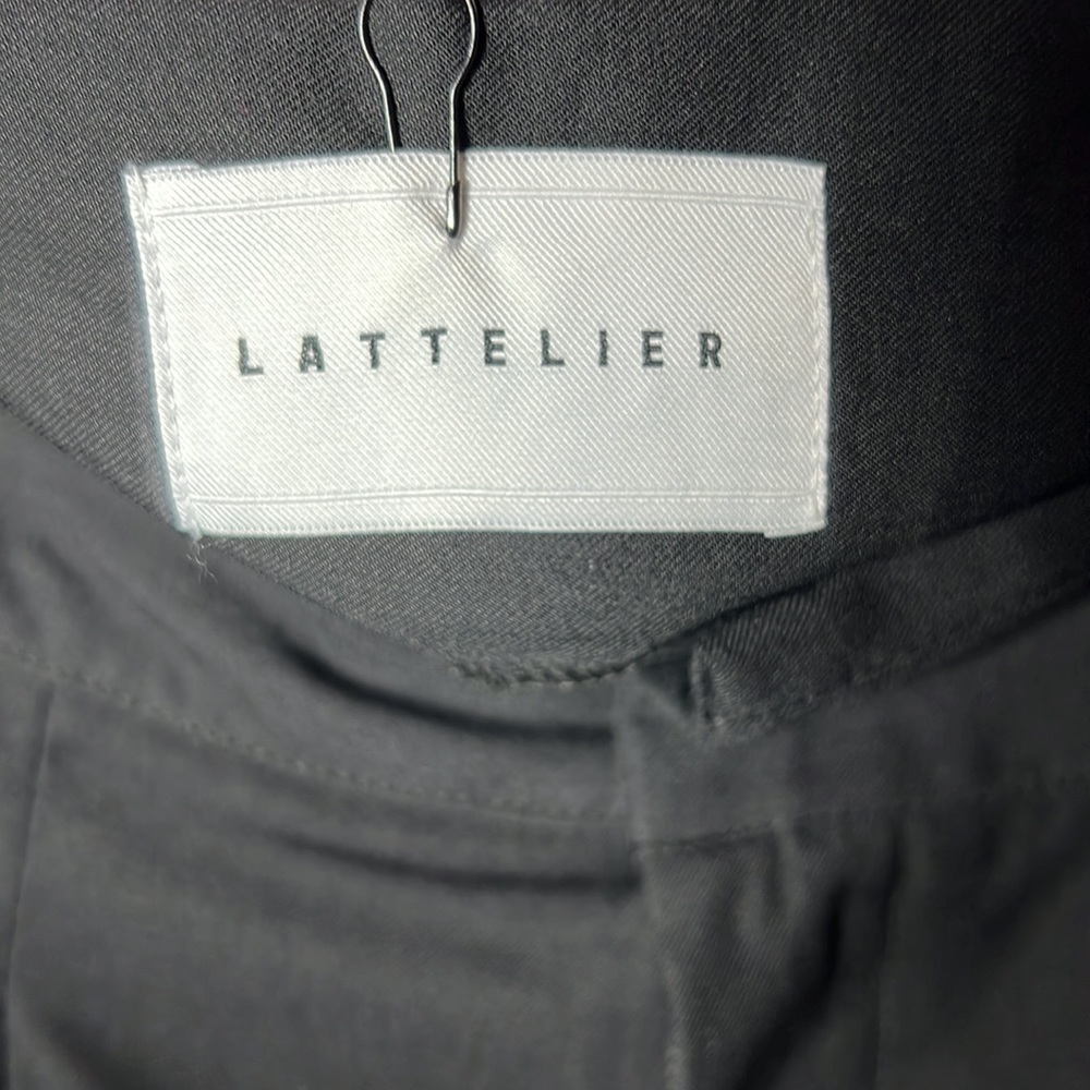 Lattlelier black high waisted pleated pants size xl - Picture 10 of 14